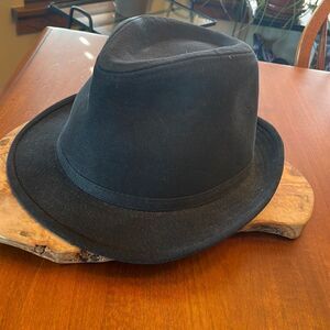 Zara Black Fedora Hat - M/57CM